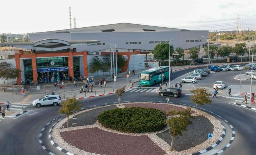 רכבת ישראל תחנת קריית אריה צילום: דוברות משרד התחבורה
