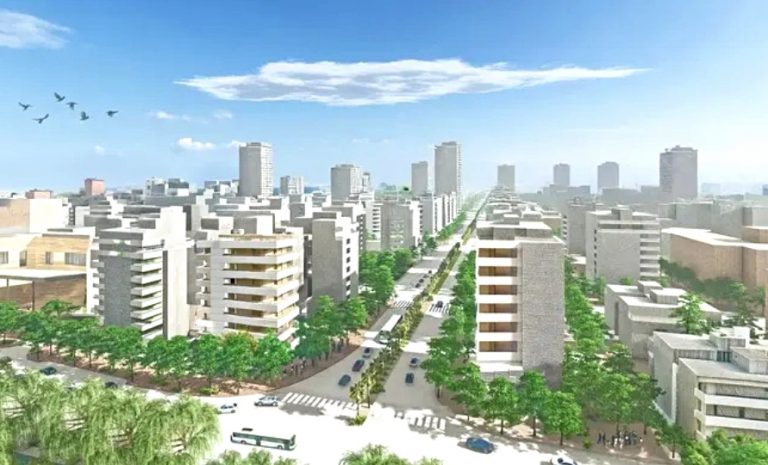 שכונת צמרת. הדמיה: יער אדריכלים