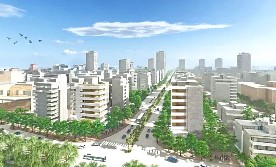 שכונת צמרת. הדמיה: יער אדריכלים