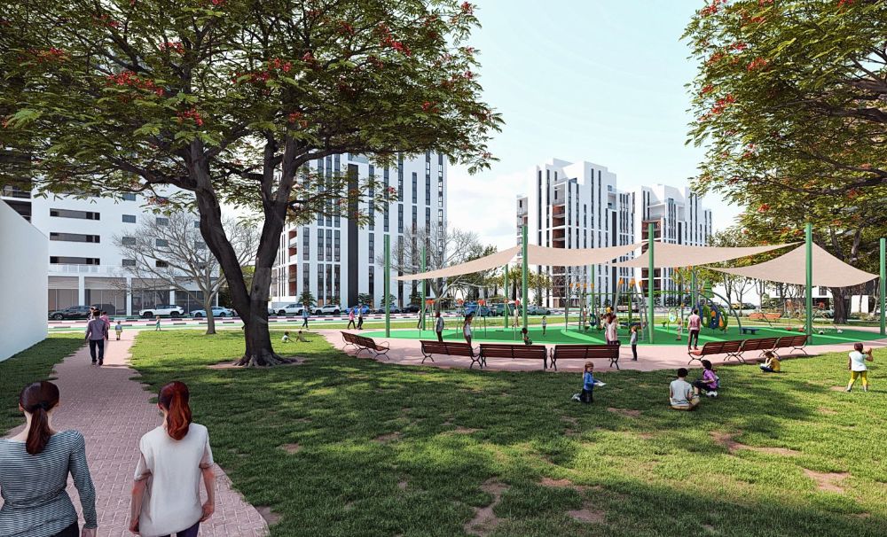 הדמיה של שכונת צמרת. Totem הדמיות