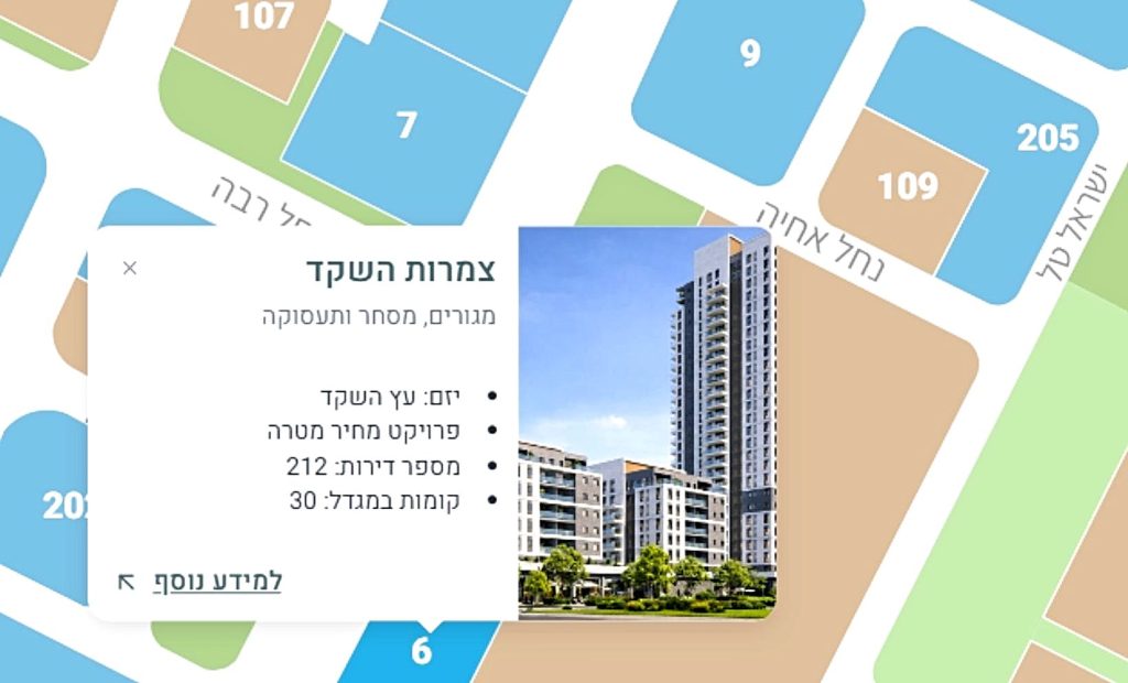 מיקום מגרש עץ השקד בסירקין צמרת